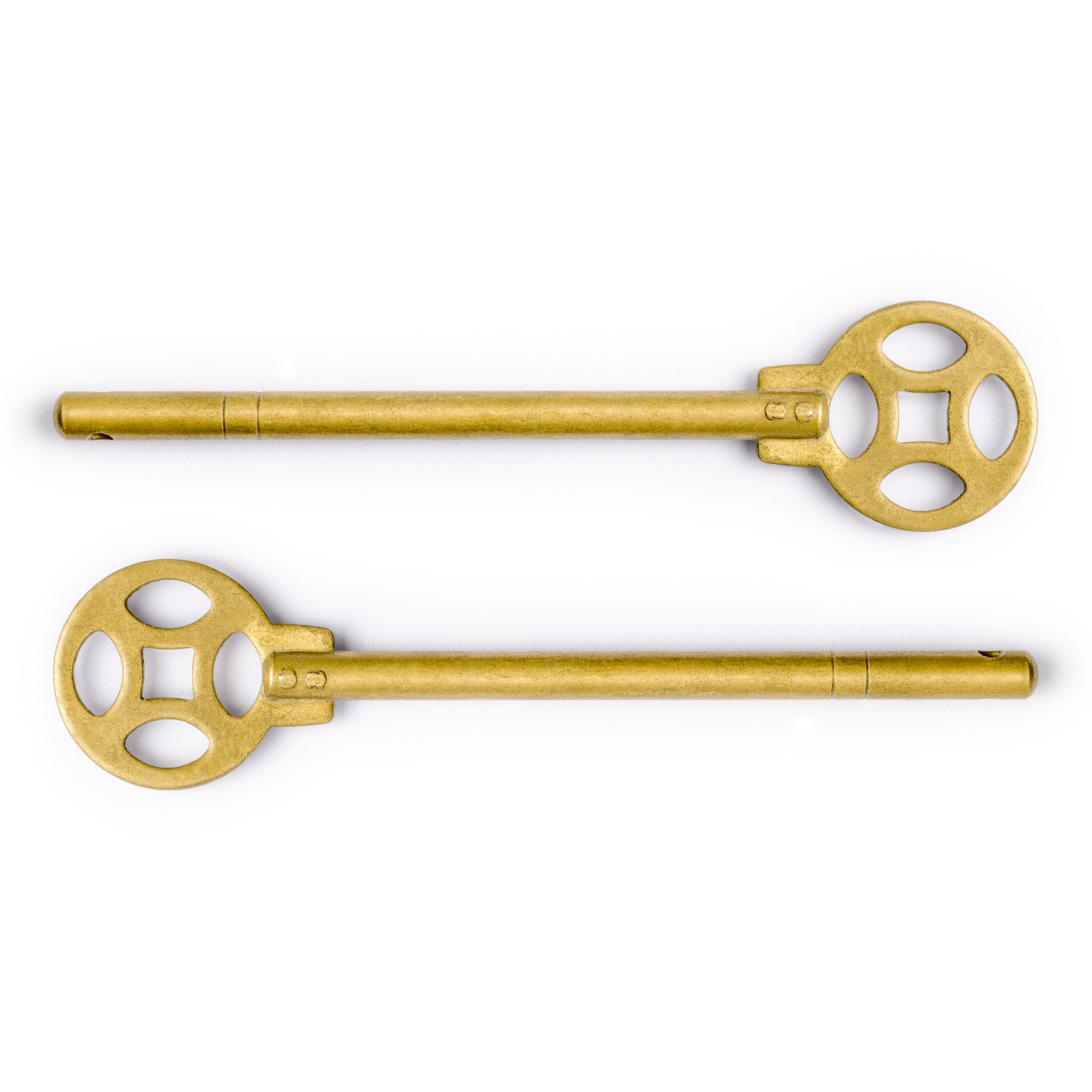 Money Coin Key 4.5" - Set of 2-Chinese Brass Hardware
