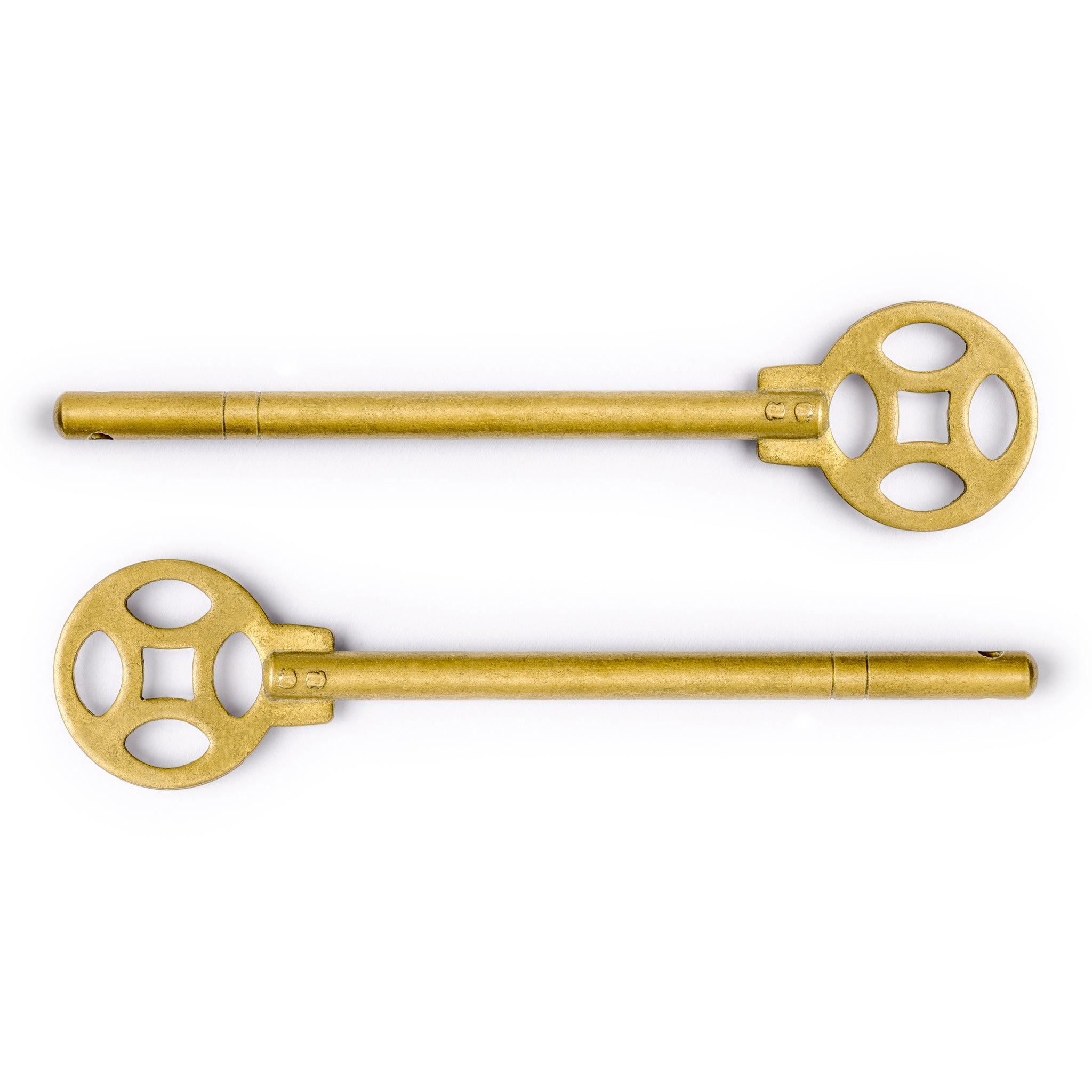 Money Coin Key 4.5" - Set of 2-Chinese Brass Hardware