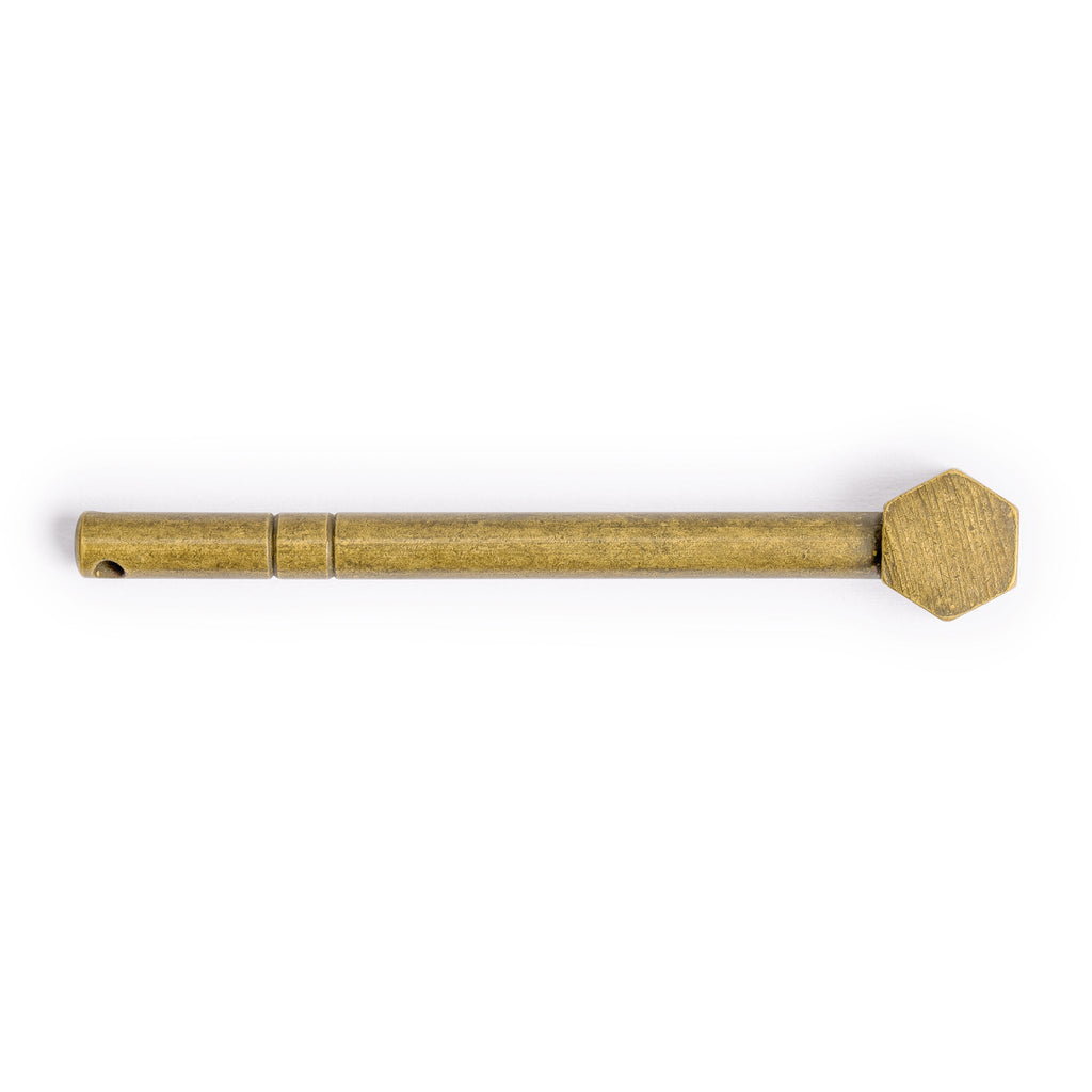 Octagonal Key Pins 2.4" - Set of 2-Chinese Brass Hardware