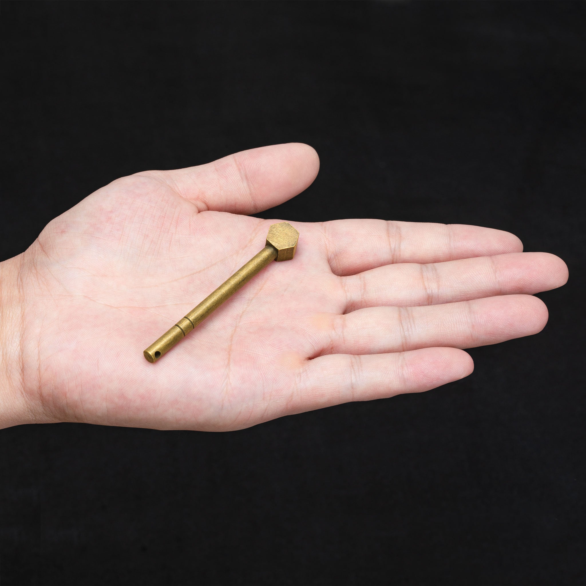 Octagonal Key Pins 2.8" - Set of 2-Chinese Brass Hardware