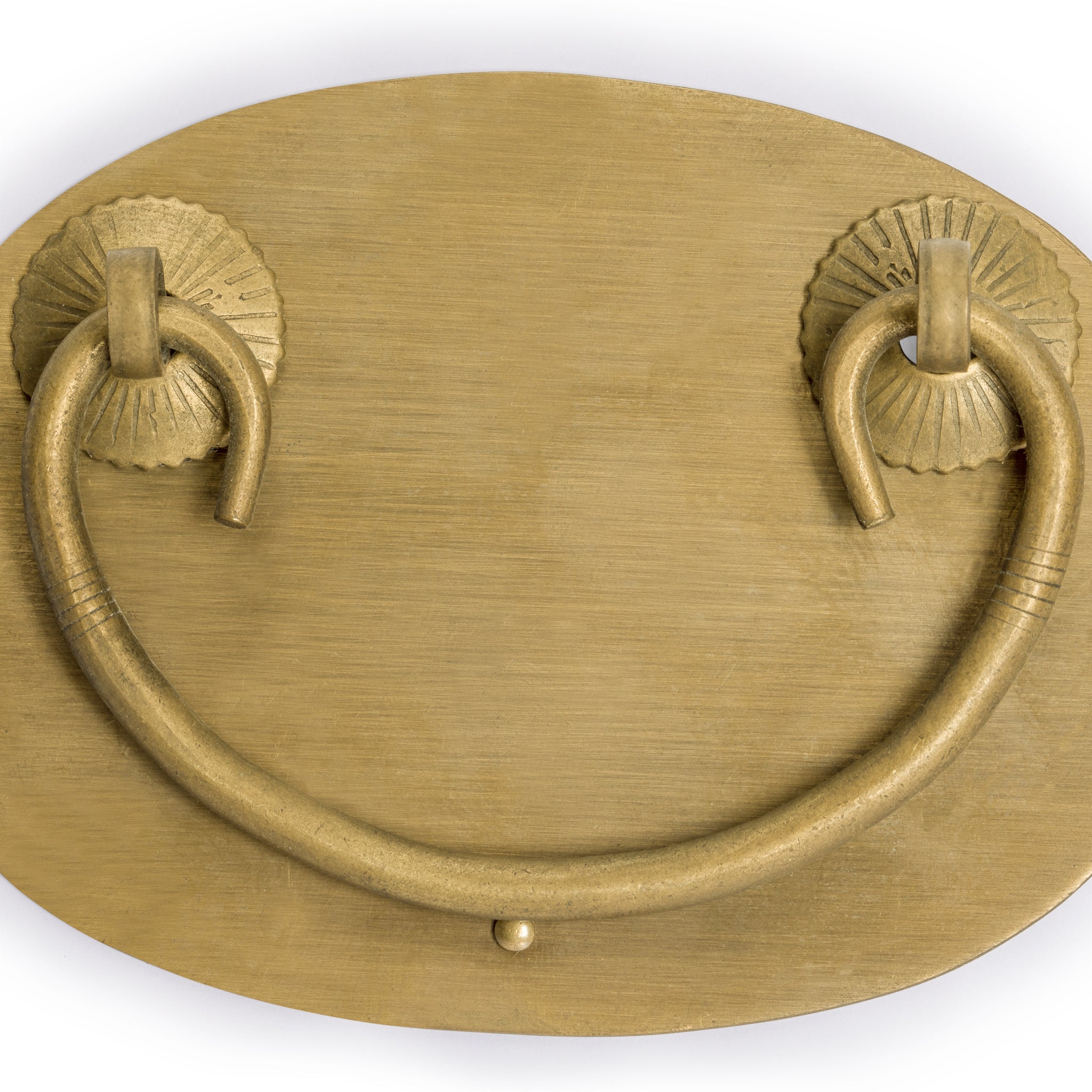 Oval Handle Pulls 4" - Set of 2-Chinese Brass Hardware