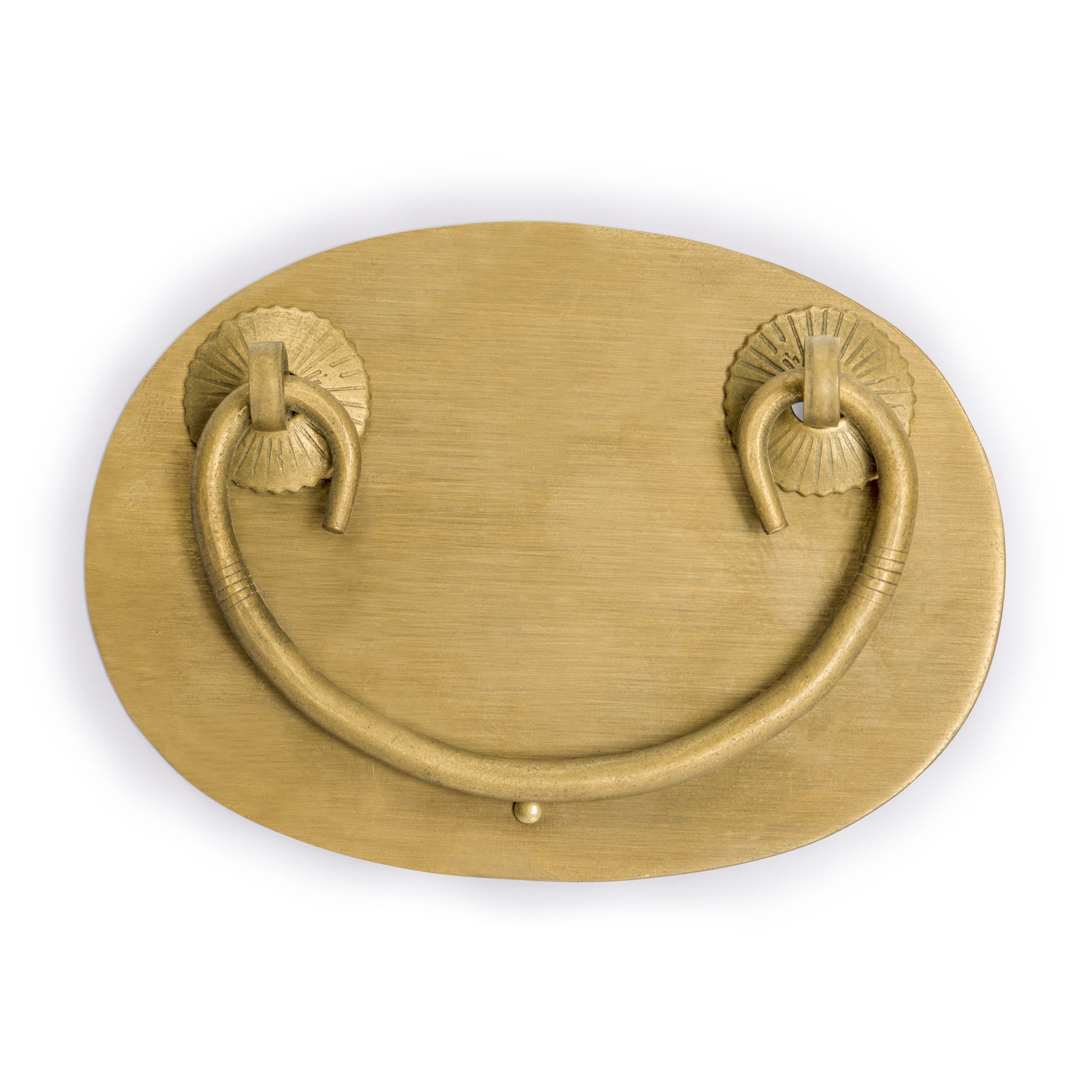 Oval Handle Pulls 4" - Set of 2-Chinese Brass Hardware