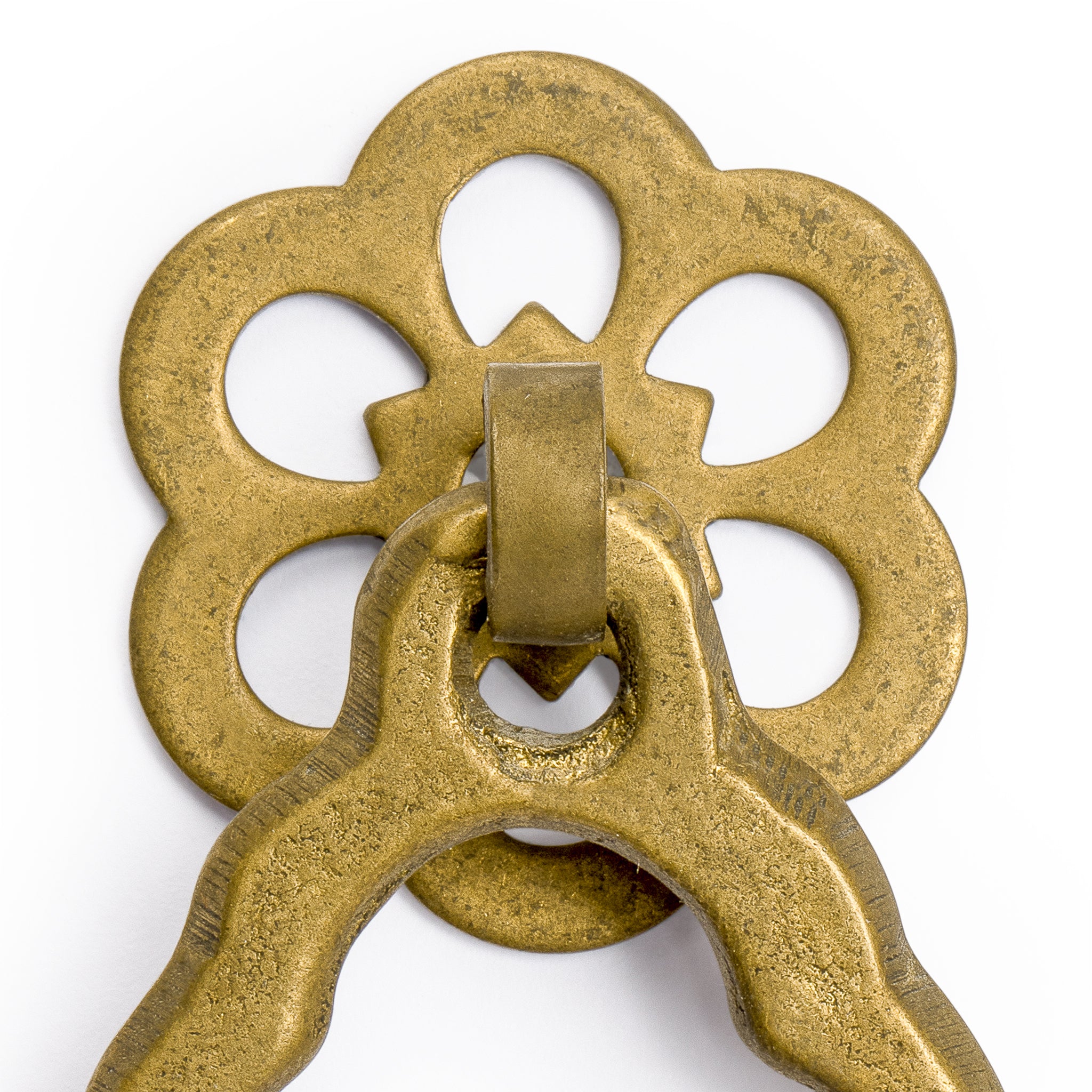 Plum Flower Pulls - 1.9" - Set of 2-Chinese Brass Hardware