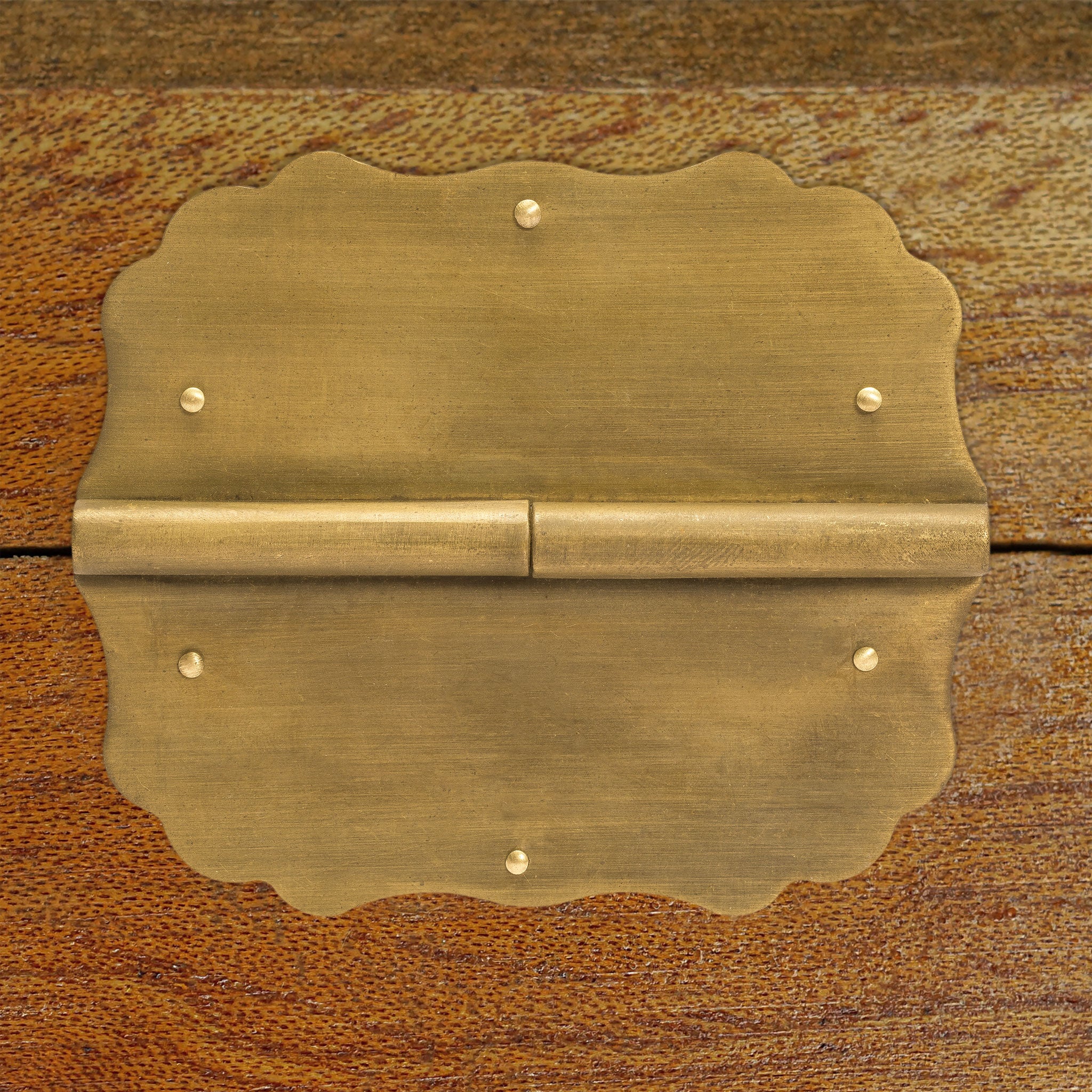 Profile Hinge Set 4.3" - Set of 2-Chinese Brass Hardware