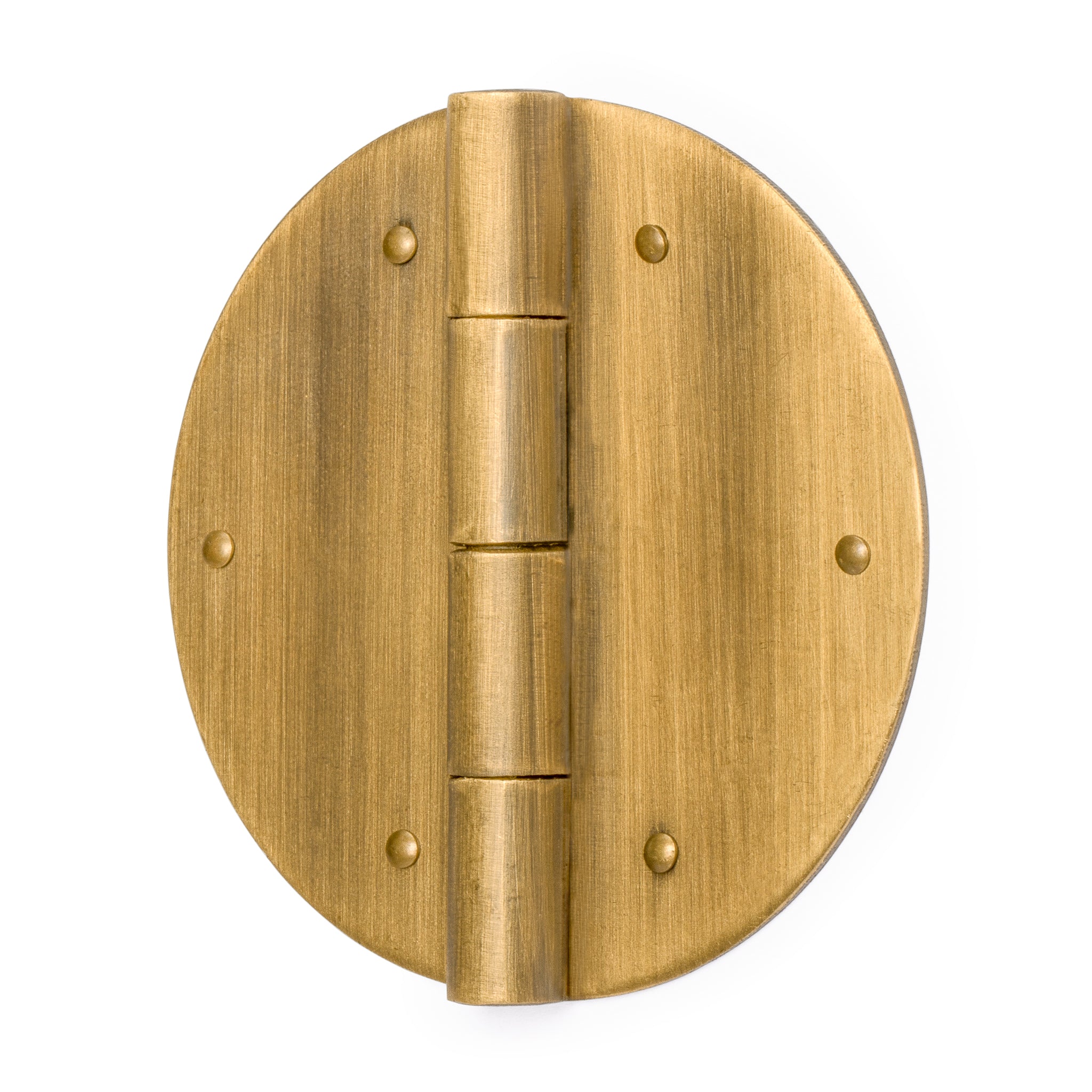 Round Brass Hinges 2.8" - Set of 2-Chinese Brass Hardware
