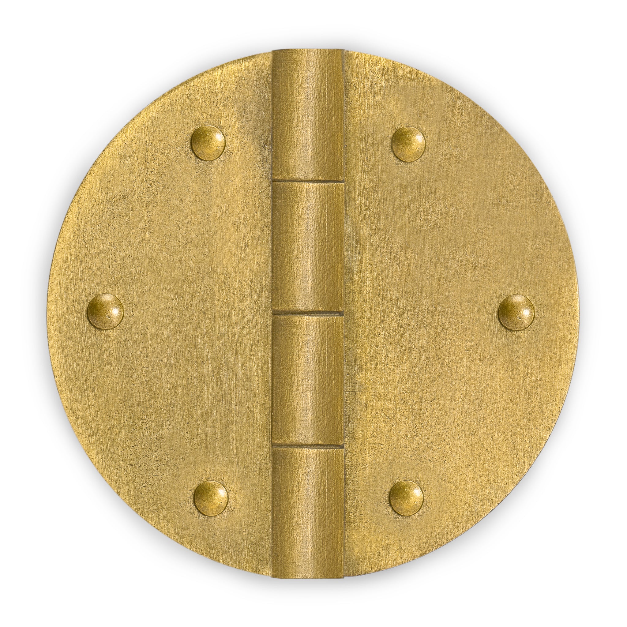 Round Circle Hinge 1-3/4" - Set of 2-Chinese Brass Hardware