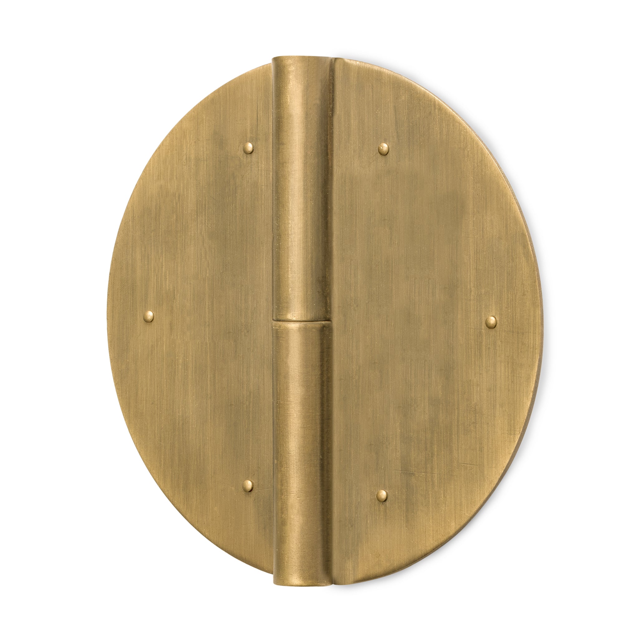 Round Hinge 5.1" - Set of 2-Chinese Brass Hardware