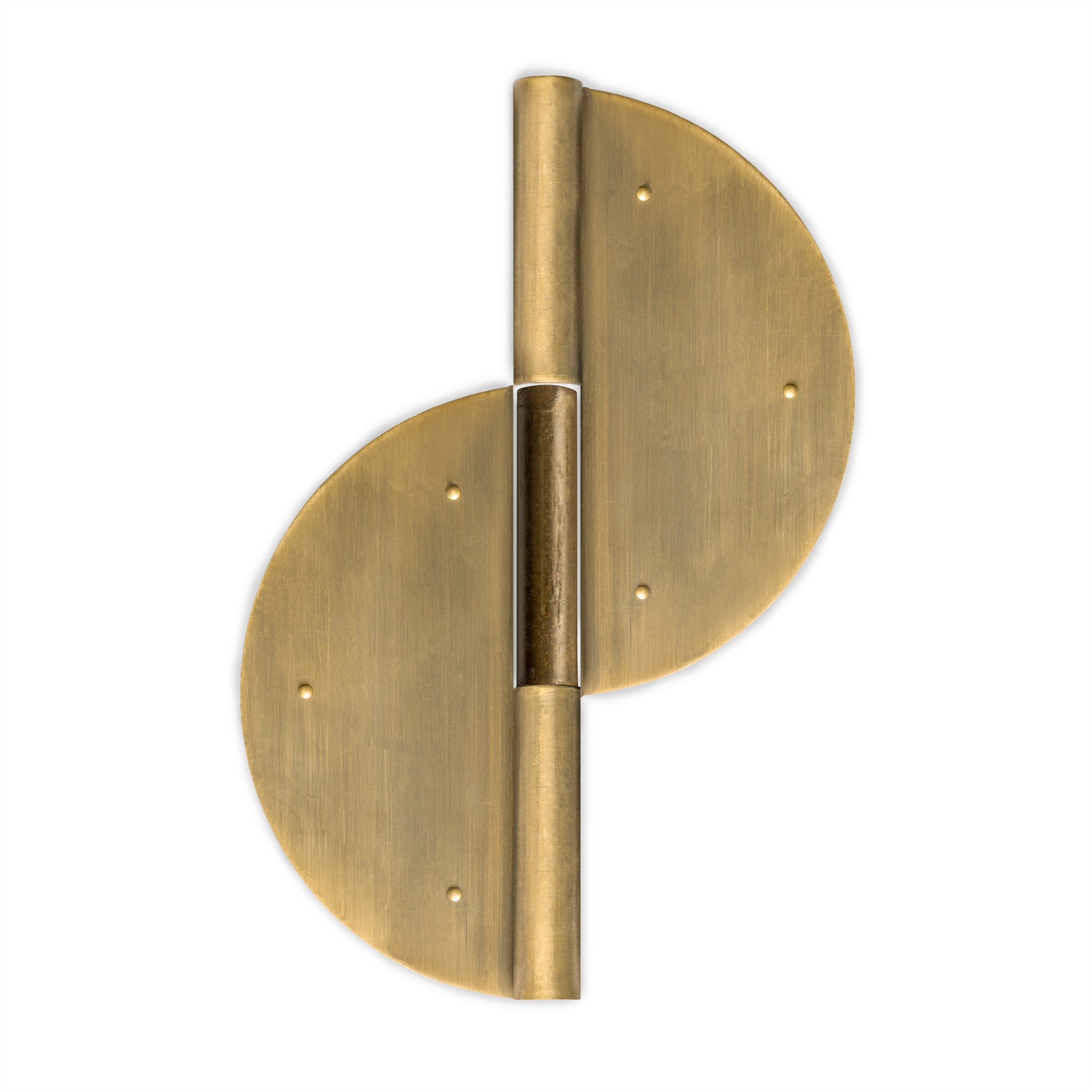 Round Hinge 5.1" - Set of 2-Chinese Brass Hardware