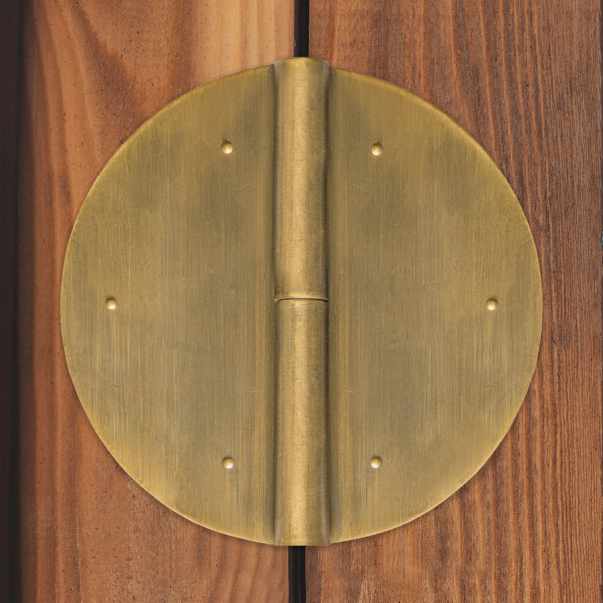 Round Hinge 5.1" - Set of 2-Chinese Brass Hardware