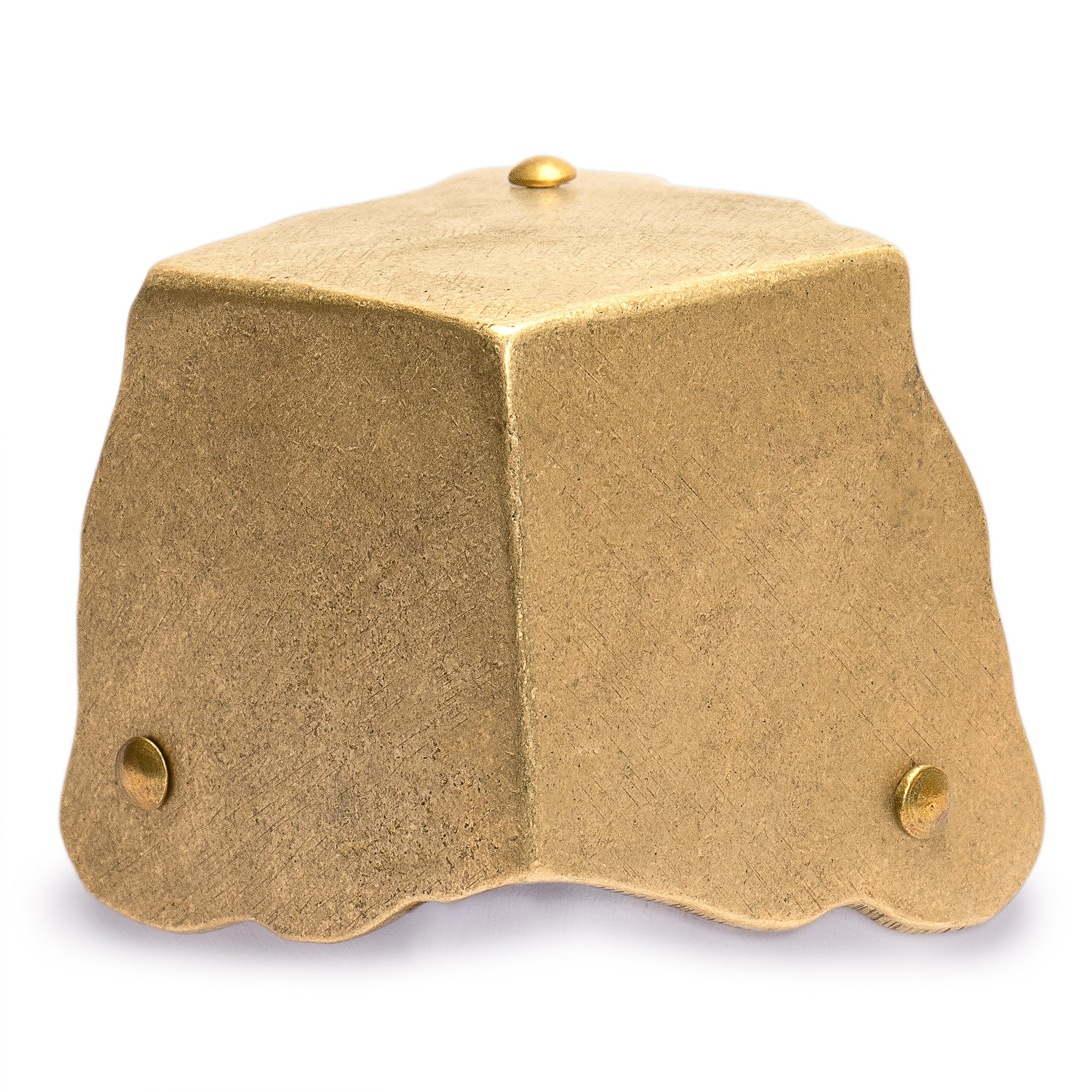 Rounded Three Sided Corner 2" - Set of 2-Chinese Brass Hardware
