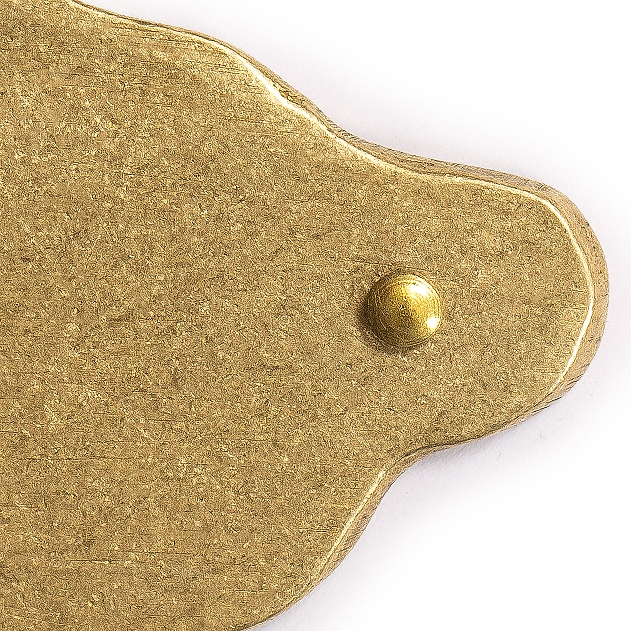 Rounded Three Sided Corner 2" - Set of 2-Chinese Brass Hardware