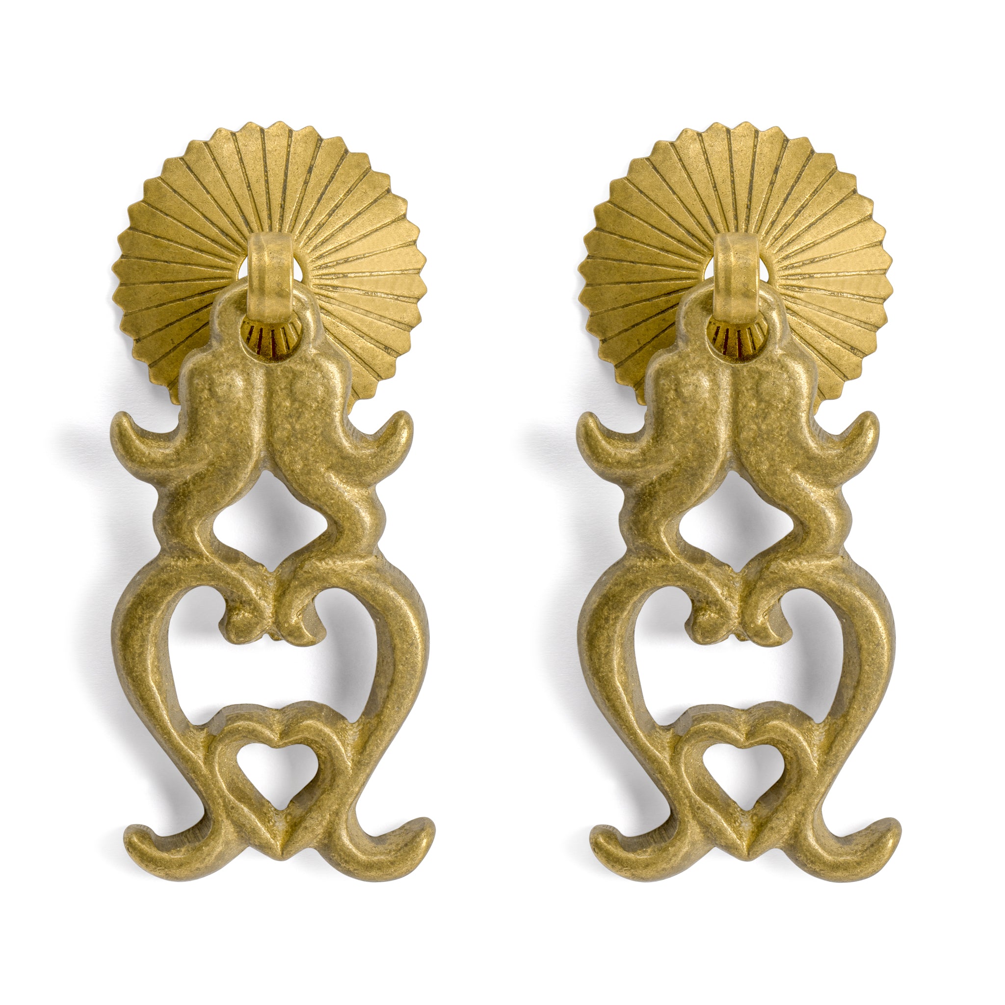 Songbird Pulls 2.3" - Set of 2-Chinese Brass Hardware