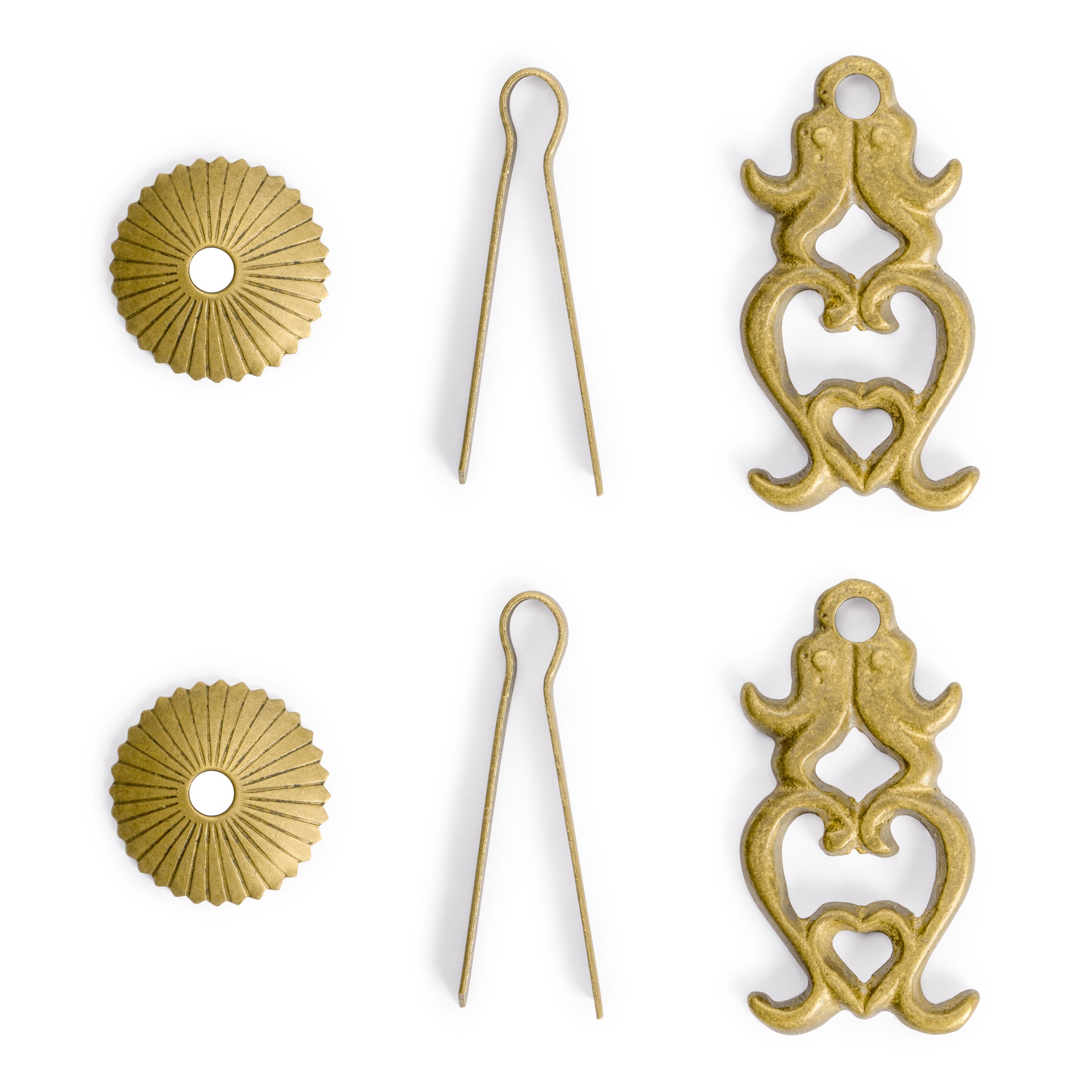 Songbird Pulls 2.3" - Set of 2-Chinese Brass Hardware