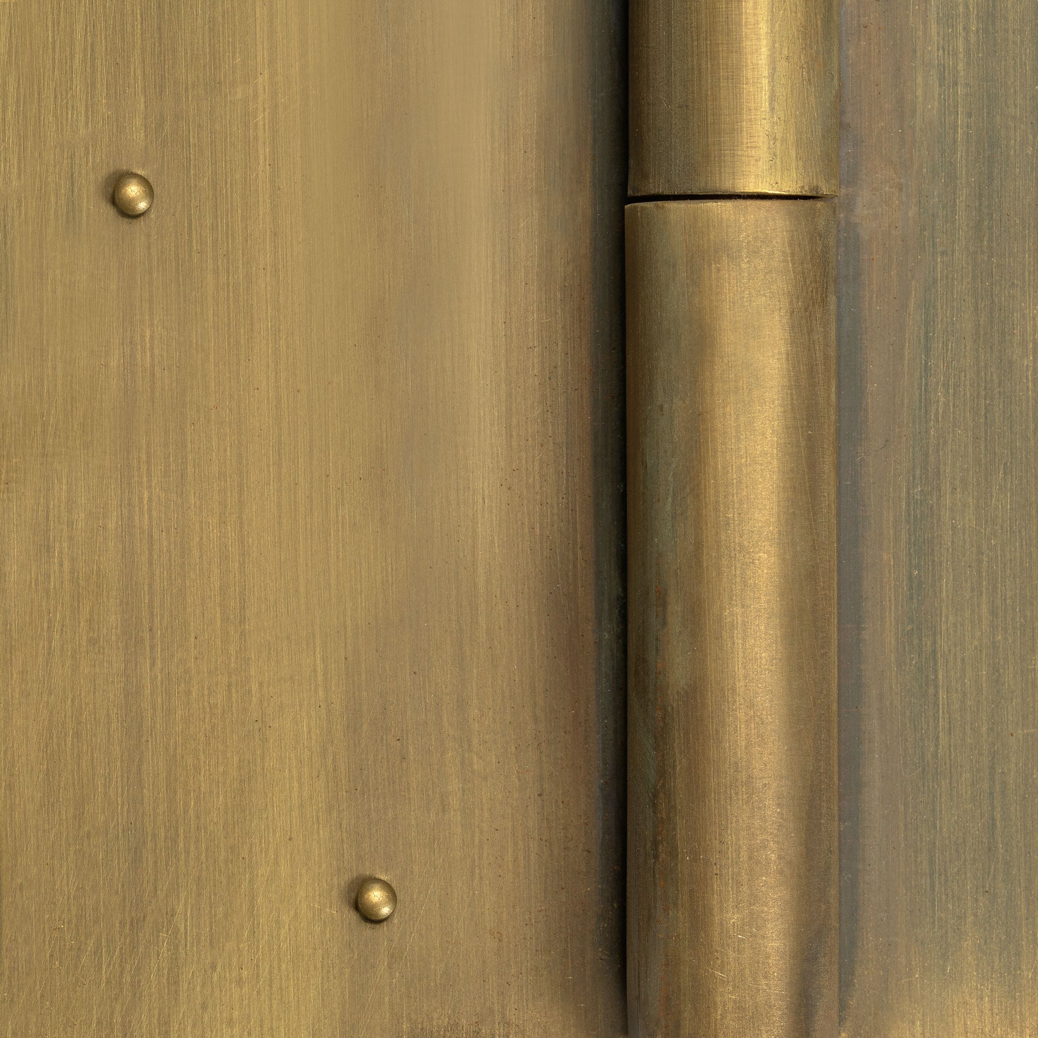 Square Brass Hinge 4.7" - Set of 2-Chinese Brass Hardware