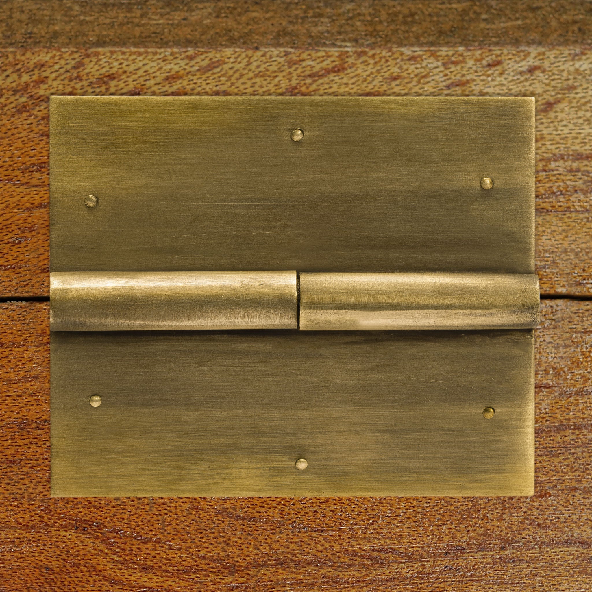 Square Brass Hinge 4.7" - Set of 2-Chinese Brass Hardware