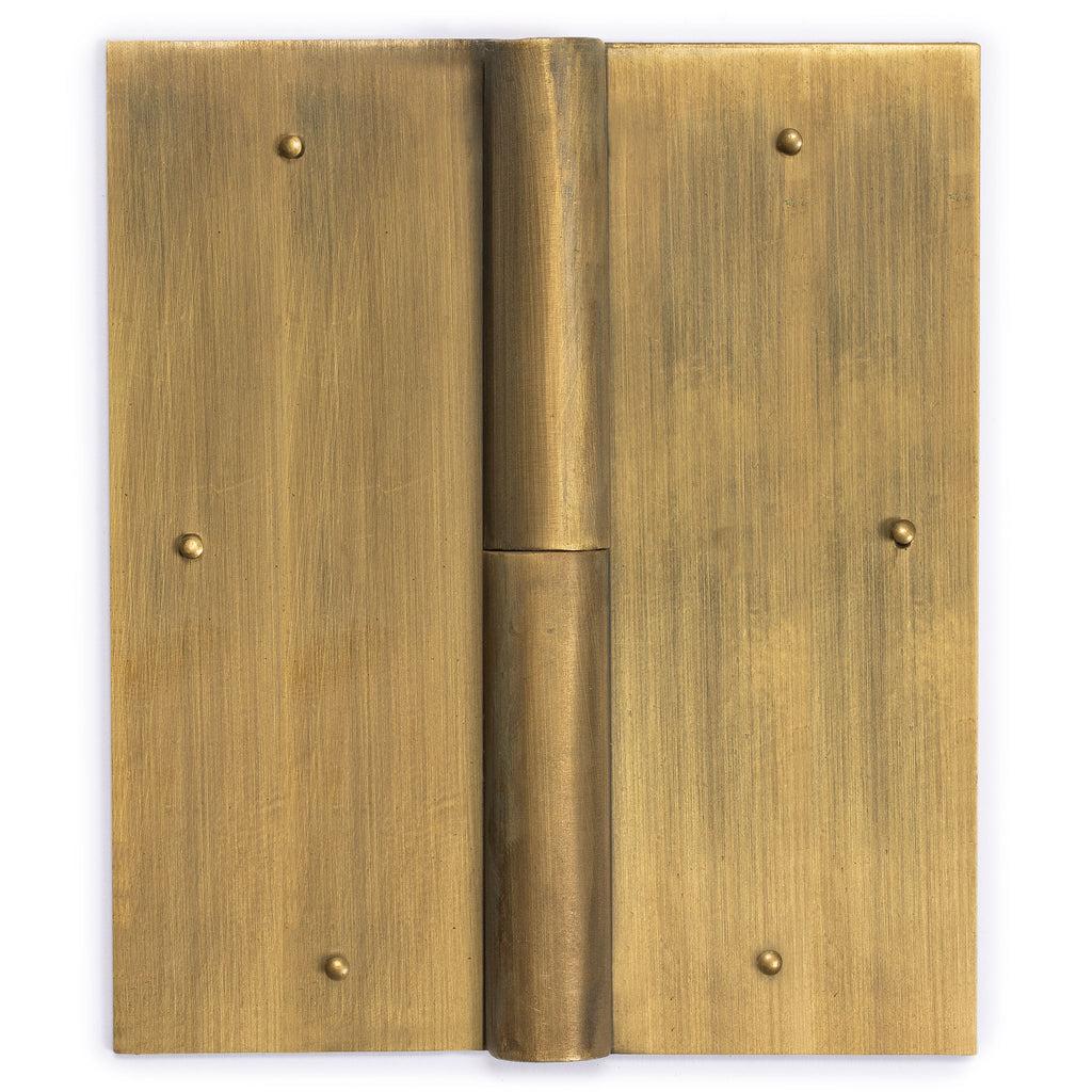 Square Brass Hinge 4.7" - Set of 2-Chinese Brass Hardware